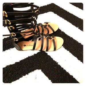 Gladiator calf sandals